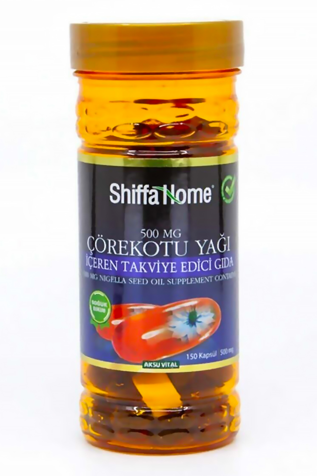 AksuVital Shiffa Home Çörekotu Yağı 500mg 150 Softjel