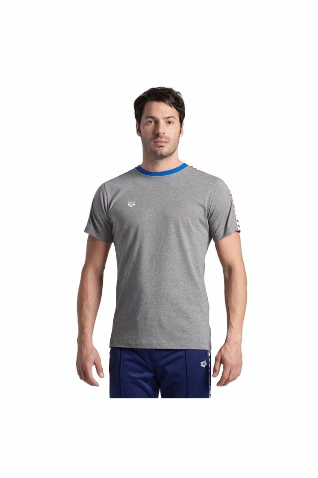 Arena Team Erkek Günlük Stil T-Shirt Gri 007526581