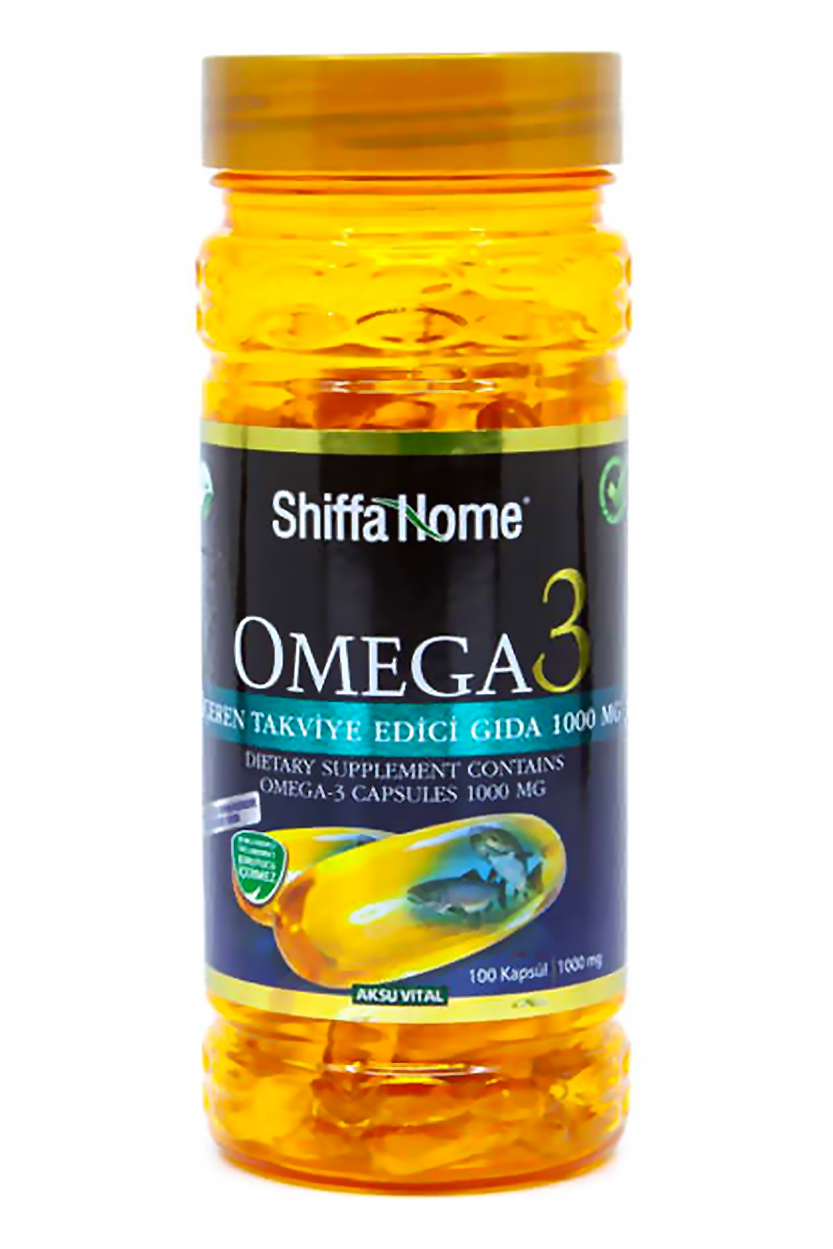 AksuVital Shiffa Home Omega-3 1000mg 100 Softjel