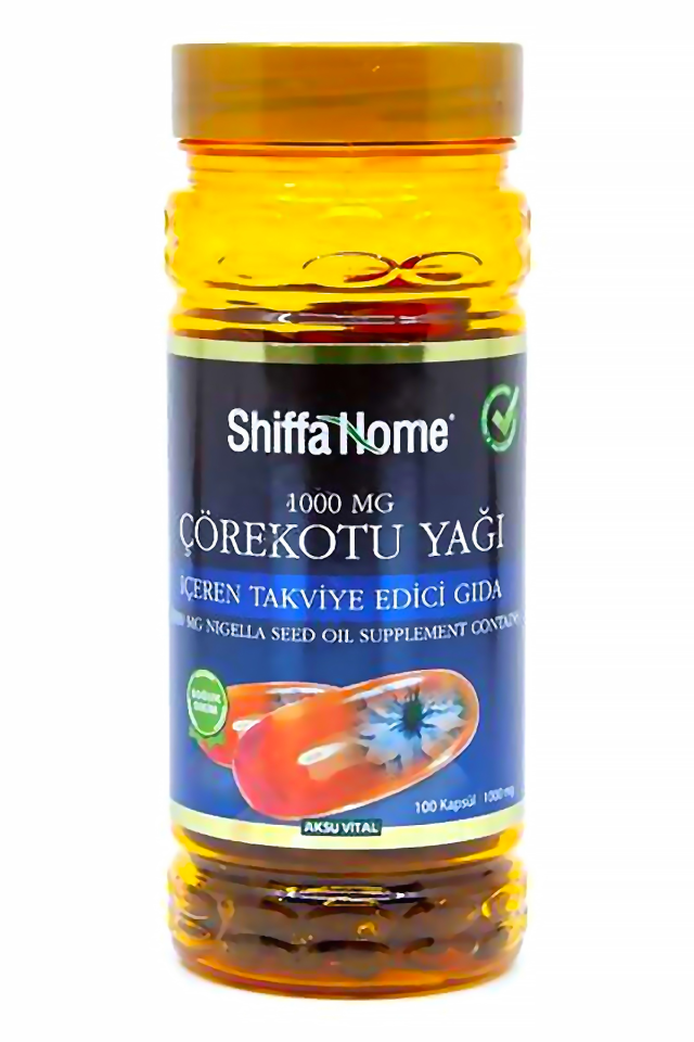 AksuVital Shiffa Home Çörekotu Yağı 1000mg 100 Softjel