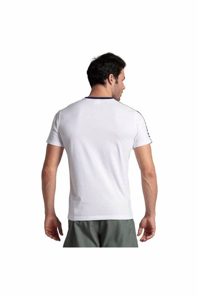 Arena Team Erkek Günlük Stil T-Shirt Beyaz 007526171