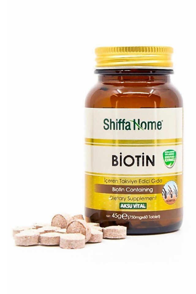 AksuVital Shiffa Home Biotin 750mg 60 Tablet