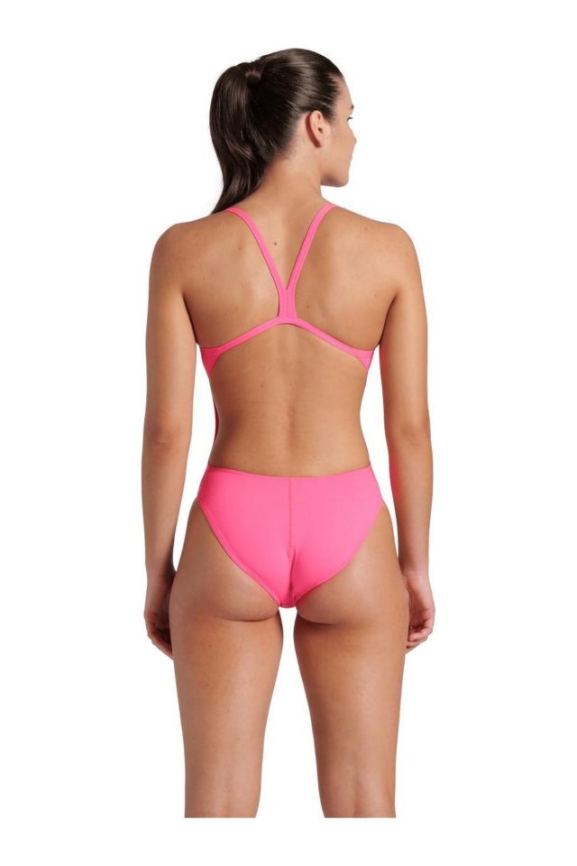 Arena Women's Team Swimsuit Challenge Solid Bayan Yüzücü Mayo Pembe 004766908 38