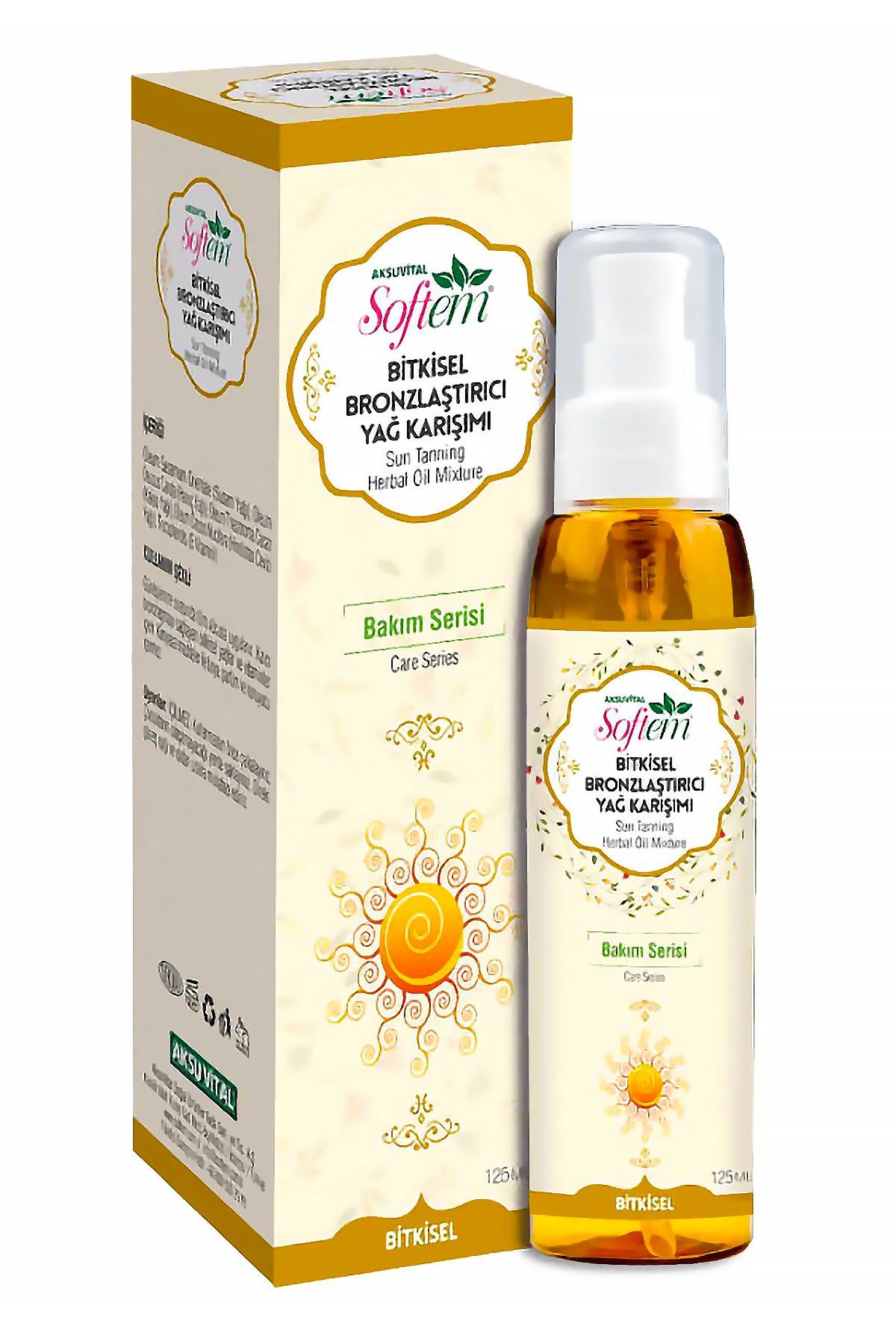 AksuVital Softem Bitkisel Bronzlaştırıcı Yağ Karışımı 125ml