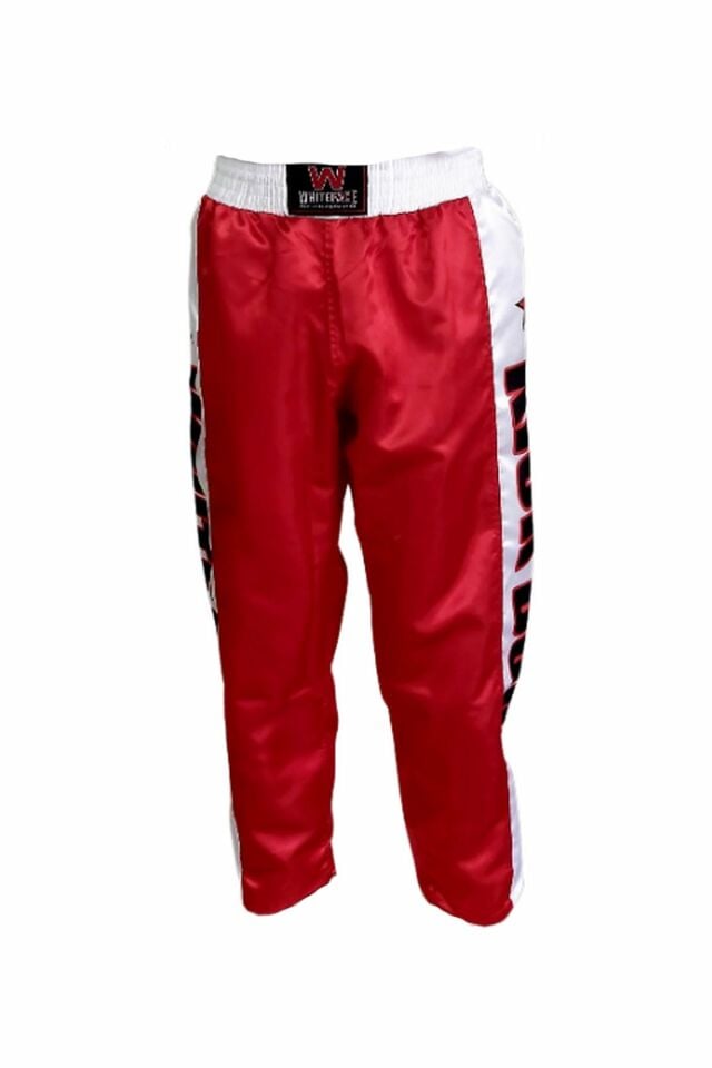 Whiteface Kick Boks Pantolon Kırmızı/Beyaz 150