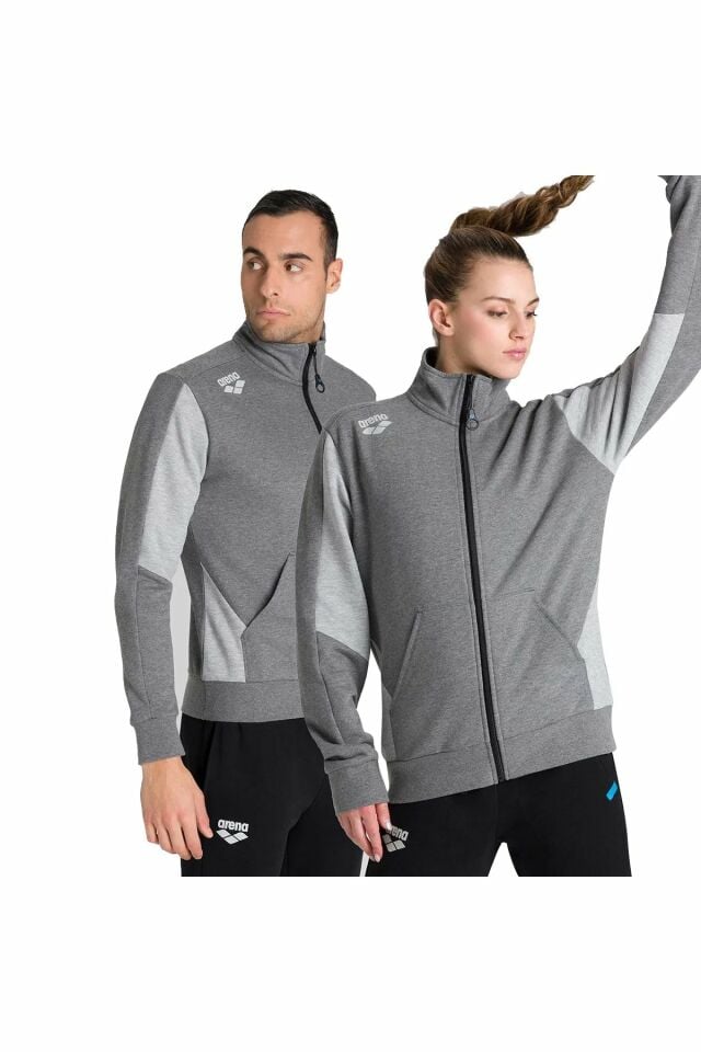 Arena Te Unisex Günlük Stil Ceket M Beden Gri 003769552-M