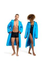 Arena Zeal Plus Unisex Bayan Erkek Antrenman Bornoz Mavi 005308401 L