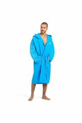 Arena Zeal Plus Unisex Bayan Erkek Antrenman Bornoz Mavi 005308401 L