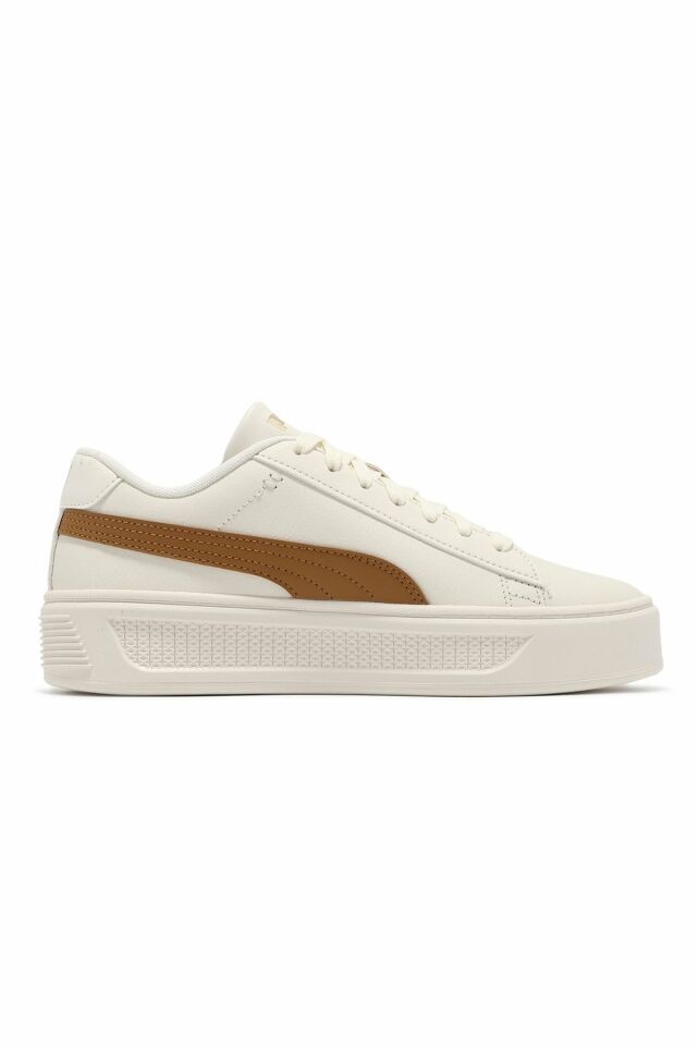 Puma Smash Platform v3 Sport Style Bayan Günlük Spor Ayakkabı Bej 39075812