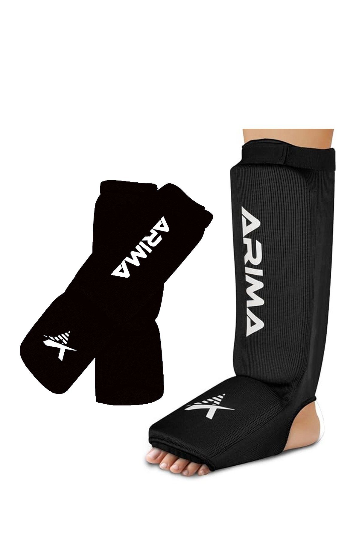 Arima MuayThai Kaval Ayaküstü Koruyucu Siyah XL