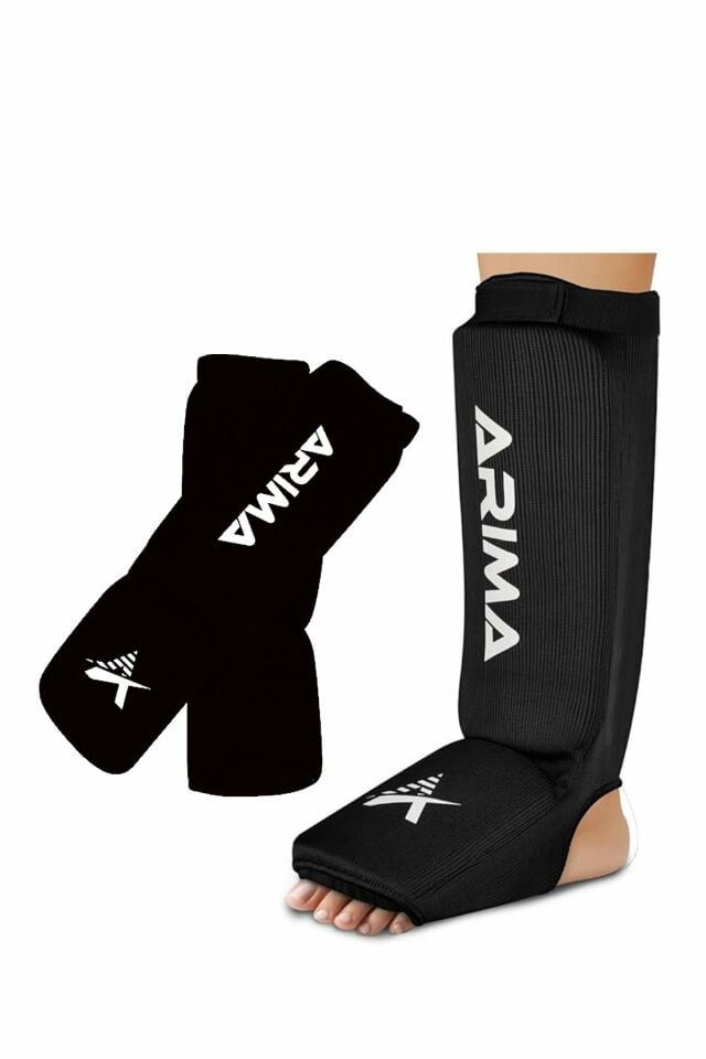 Arima MuayThai Kaval Ayaküstü Koruyucu Siyah M