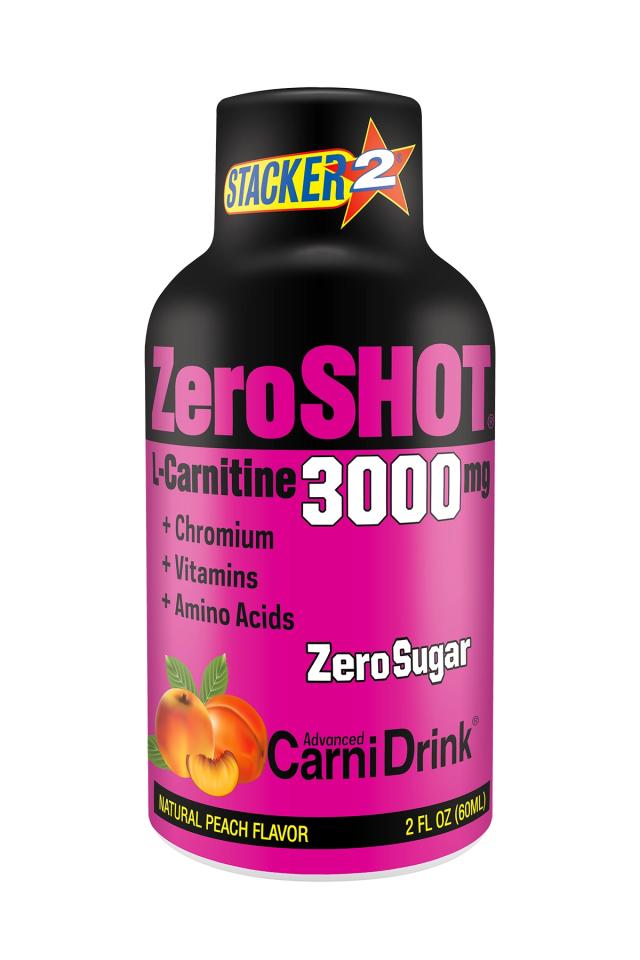 ZeroSHOT L-Carnitine 3000mg Şeftali 60ml x 12 Adet