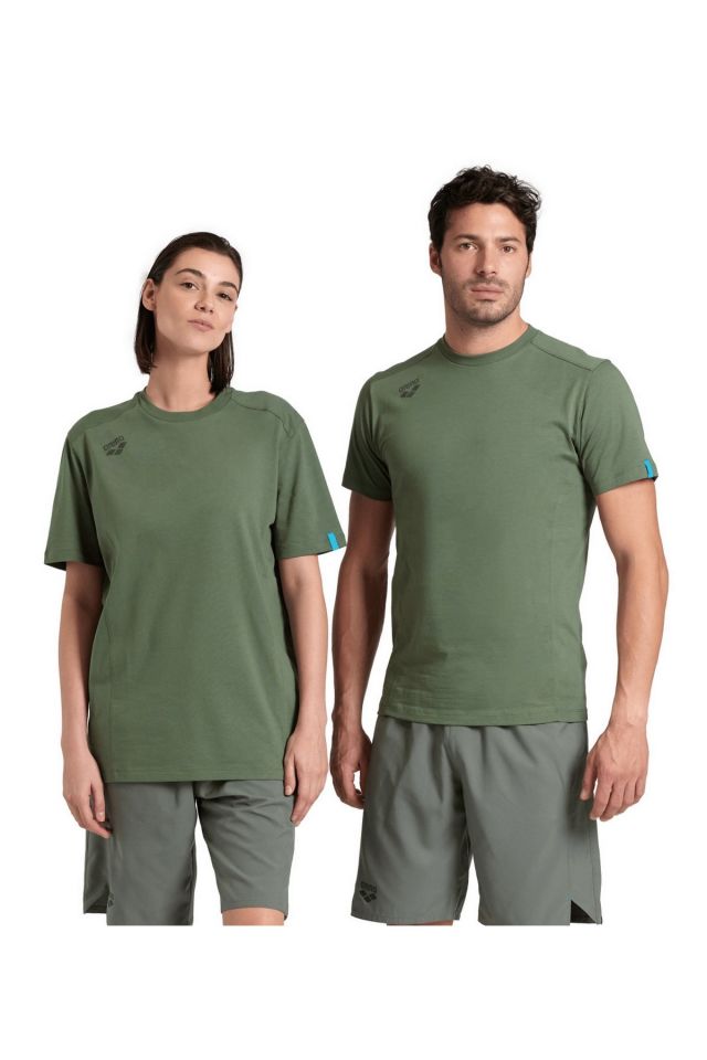 Arena Team T-Shirt Panel Unisex Kısa Kol Tişört XXL Beden Yeşil 004899666-2XL