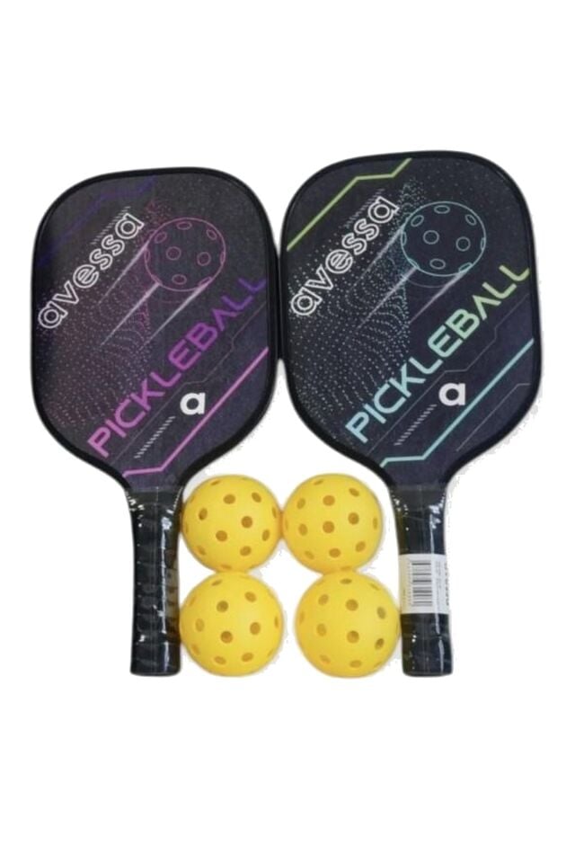 Avessa PKL-150 Pickle Çantalı Raket Set 4 Top + 2 Raket