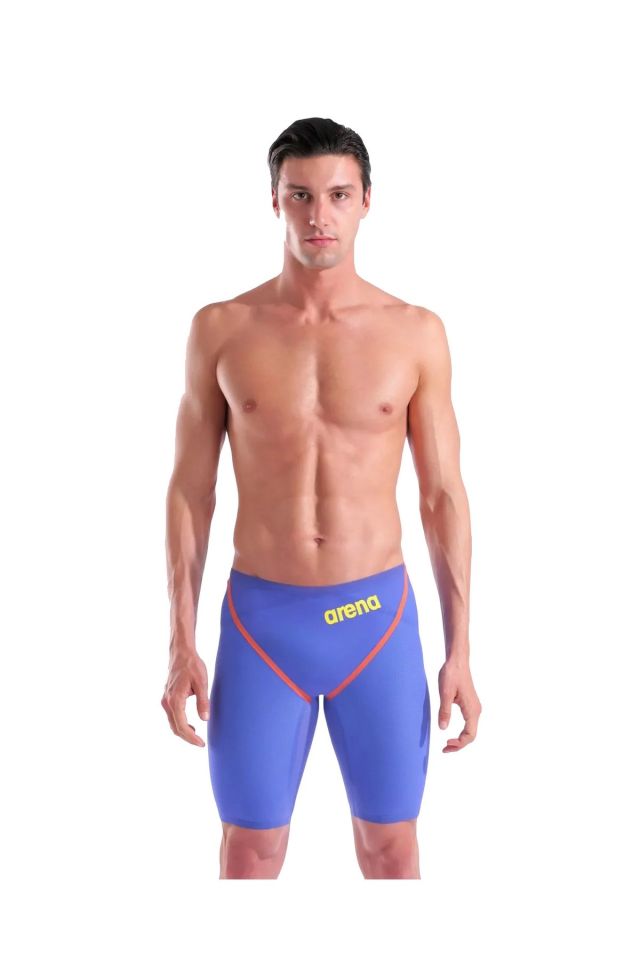 Arena Powerskin Carbon Glide Le Jammer Erkek Yüzücü Yarış Mayosu Mavi 006314115 80