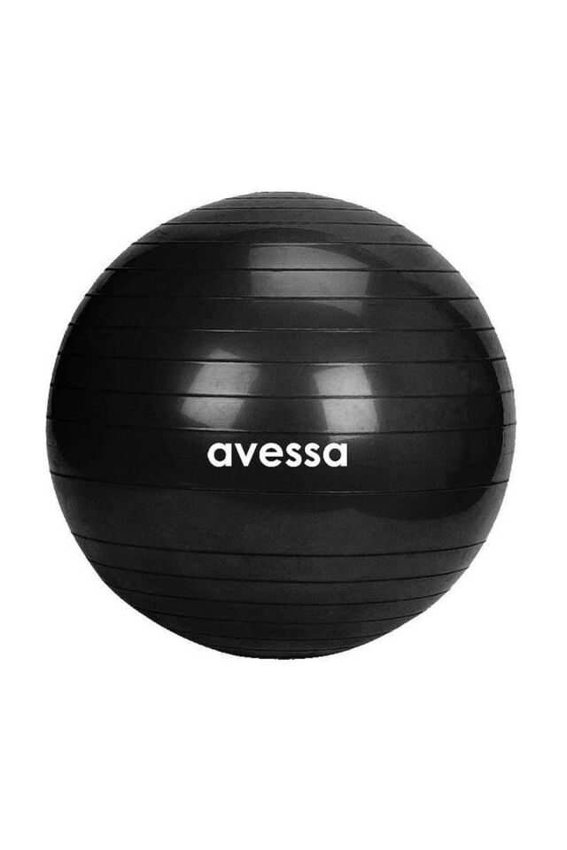 Avessa BPT-65 Pvc Pilates Topu 65 cm Siyah