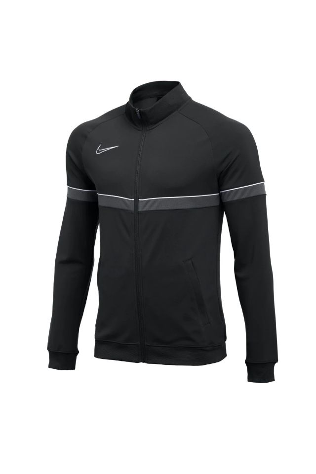 Nike Dri-Fit Academy 21 Siyah Track Jacket Tam Fermuarlı Futbol Ceketi CW6113-014