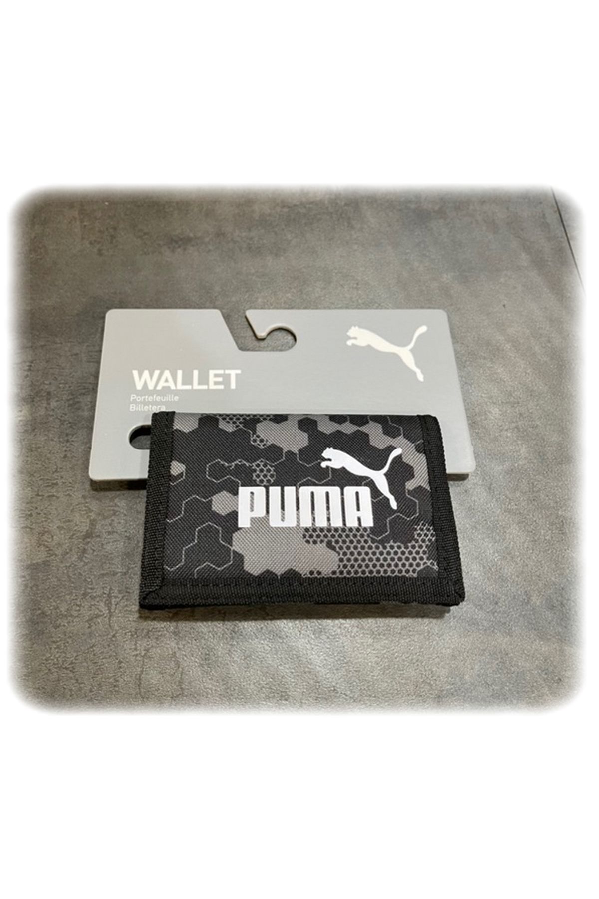 Puma Phase AOP Wallet PUMA-Black Camo Te Günlük Kullanım Unisex Cüzdan Siyah 07896410