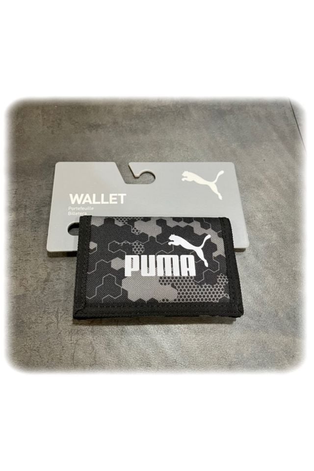 Puma Phase AOP Wallet PUMA-Black Camo Te Günlük Kullanım Unisex Cüzdan Siyah 07896410
