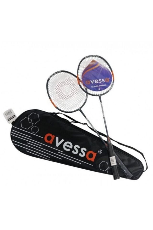 Avessa BST-710 Dark Grey Profesyonel Badminton Raket Set