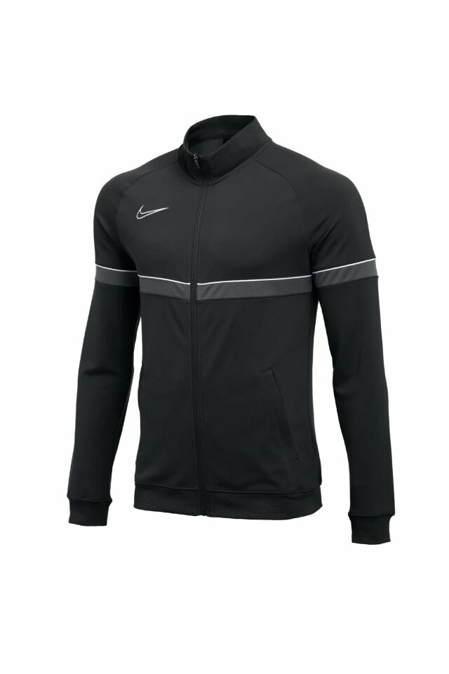 Nike Dri-Fit Academy 21 Siyah Track Jacket Tam Fermuarlı Futbol Ceketi CW6113-014 XL