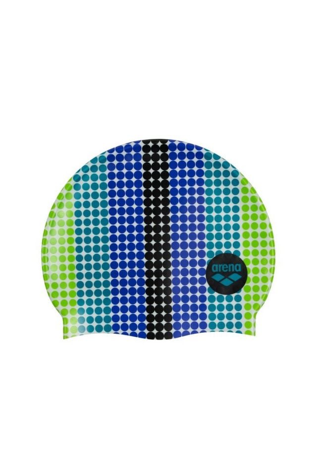 Arena Print Junior Unisex Çocuk Desenli Yüzücü Bone Renkli 94171234