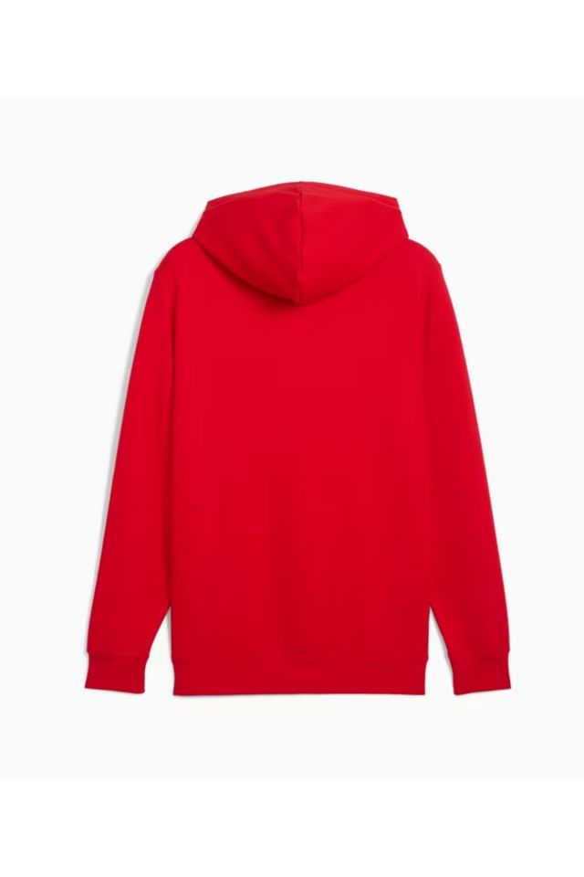Puma Essentials No. 1 Logo Big Kids Hoodie Erkek Kapüşonlu Sweatshirt Kırmızı 68257211