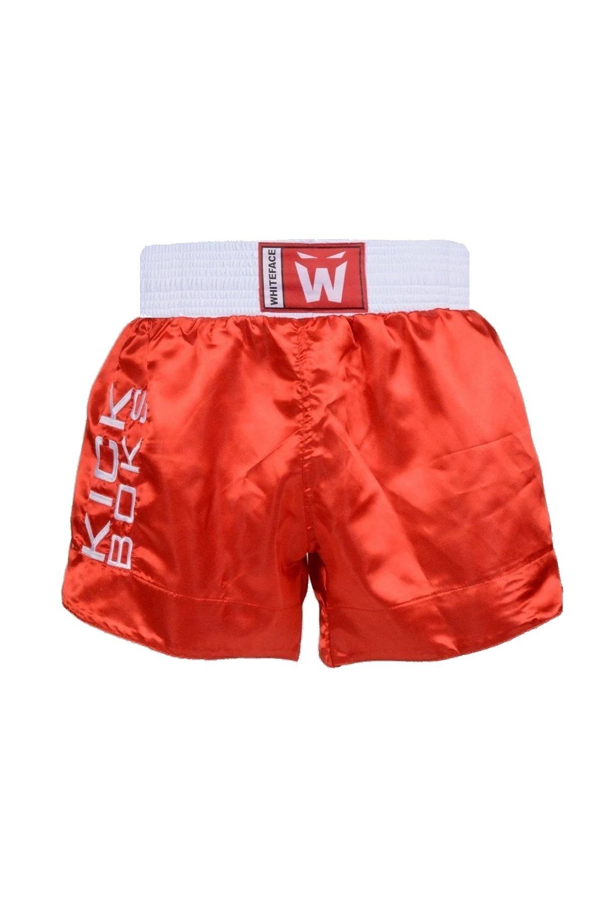 Whiteface Kick Boks Şort Kırmızı/Beyaz S