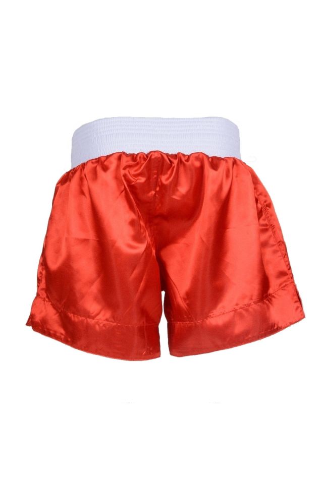 Whiteface Kick Boks Şort Kırmızı/Beyaz S