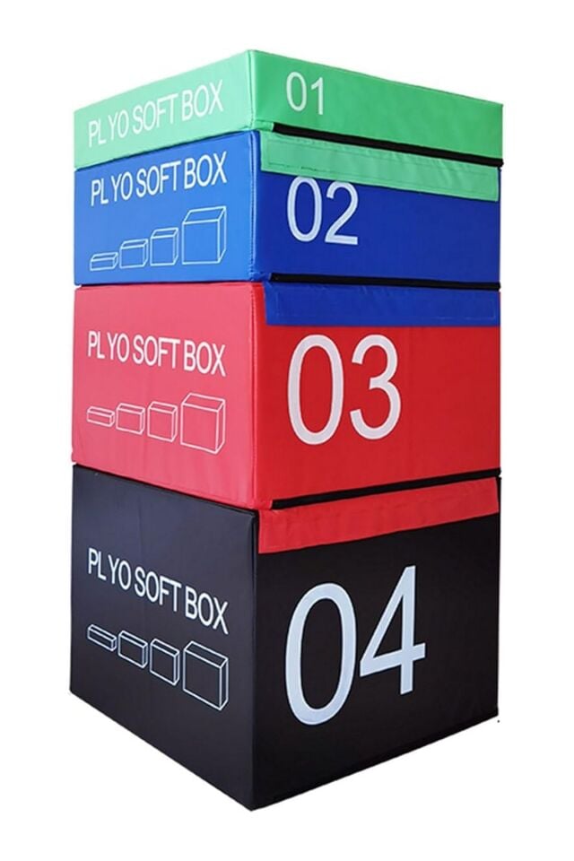 Avessa SPB-400 Soft Plyo Box 4'lü Set 20-30-40-50 cm Renkli