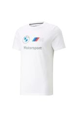 Puma BMW Mms Ess Logo Tee White T-Shirt Erkek Tişört Beyaz 53814802 M