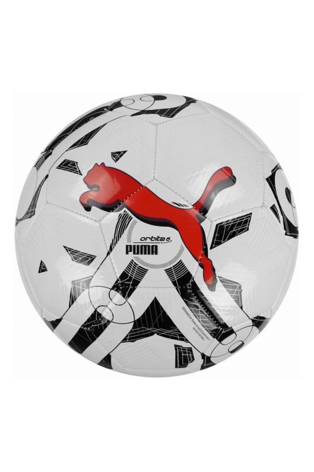 Puma Orbita White-Puma 6Ms Black-P Unisex Futbol Topu 08378706