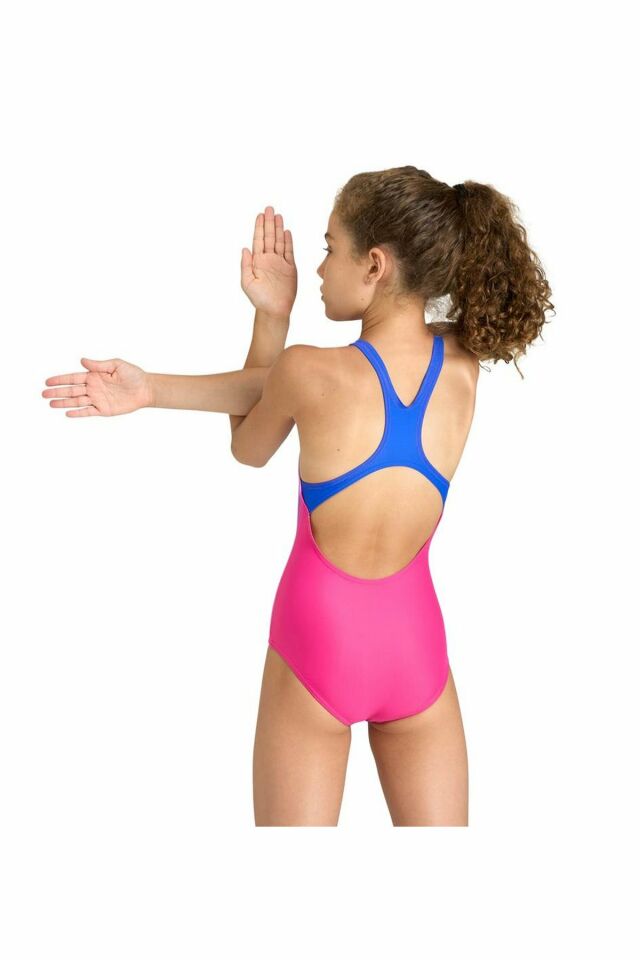 Arena Girl's Shading Swimsuit Pro Back L Kız Çocuk Yüzücü Mayo 10-11 Yaş Pembe 005114800-10-11