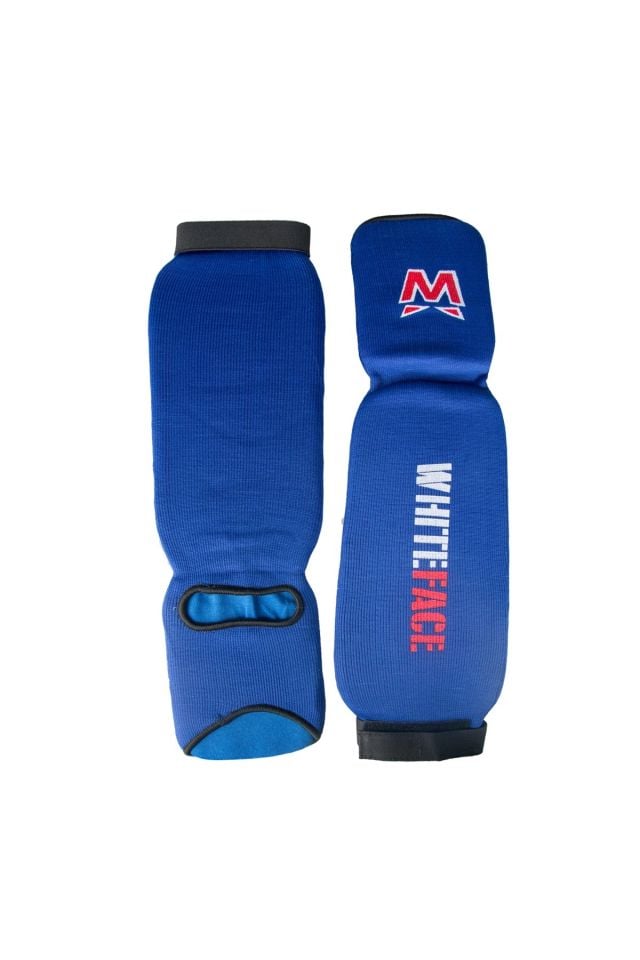 Whiteface Muay Thai Kaval Ayaküstü Koruma Mavi XL