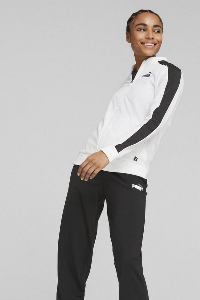 Puma Baseball Tricot Suit cl Bayan Eşofman Takımı Beyaz 67370002