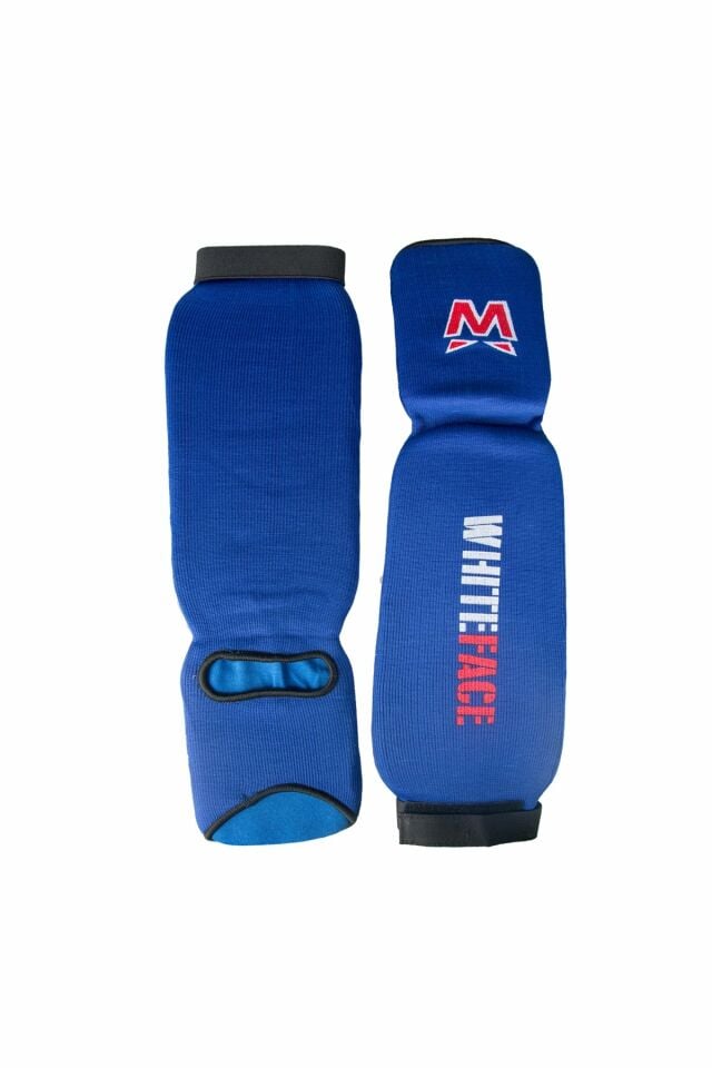 Whiteface Muay Thai Kaval Ayaküstü Koruma Mavi S