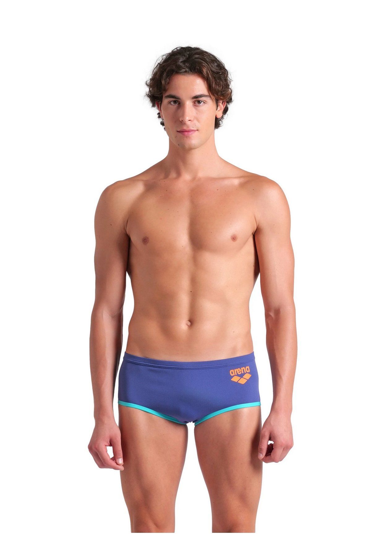 Arena Men's Arena One Low Waist Short Big Logo Erkek Yüzücü Mayo Mavi 008549889 75