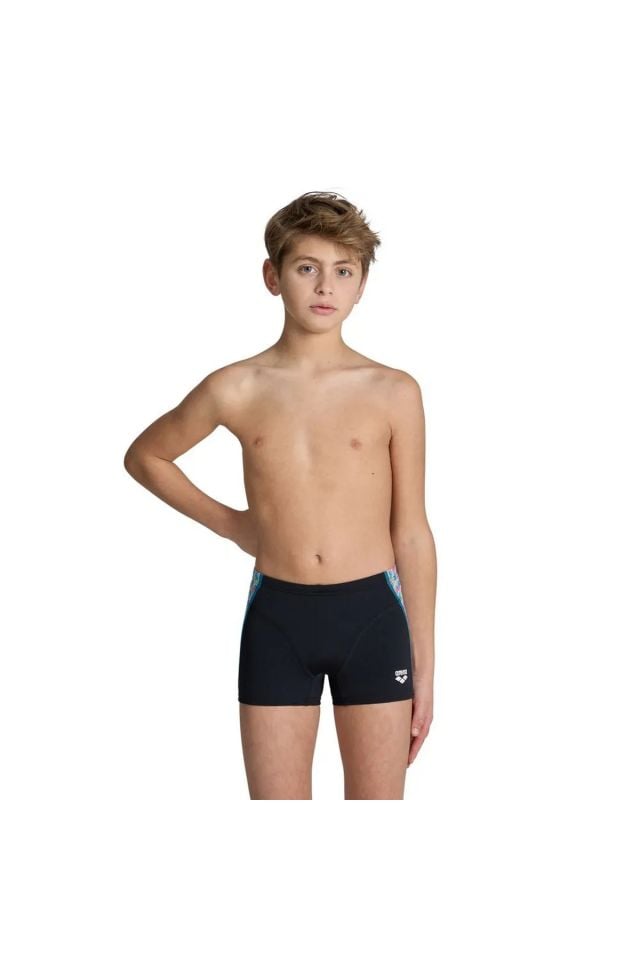 Arena Boy's Starfish Swim Short Erkek Çocuk Yüzücü Şort Mayo Siyah/Mavi 006749501 10-11