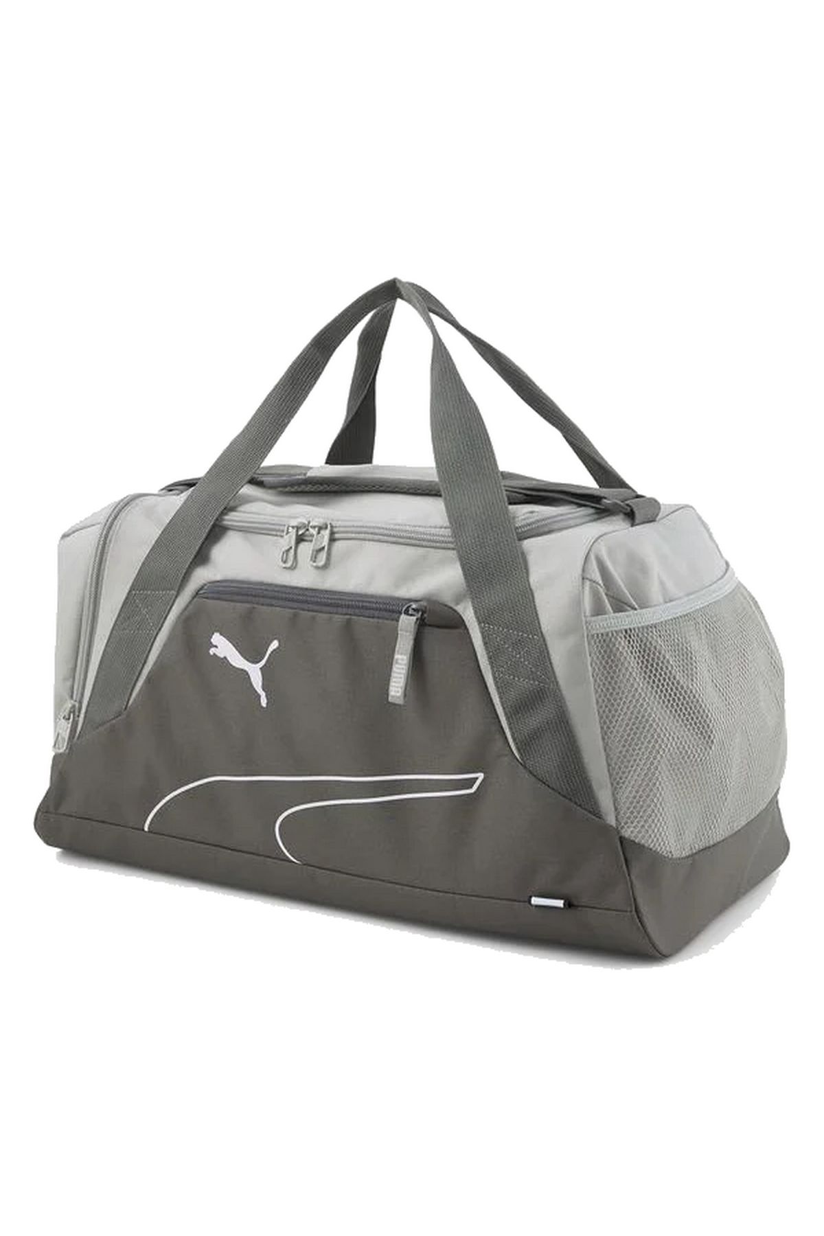Puma Fundamentals Shadow Sports Bag M Unisex Spor Çanta Gri 07923004