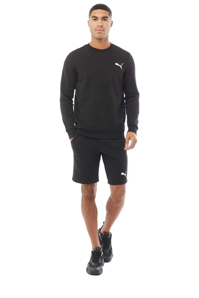 Puma ESS Shorts 10'' Puma Black-Cat Erkek Günlük Spor Şort Siyah 58670951