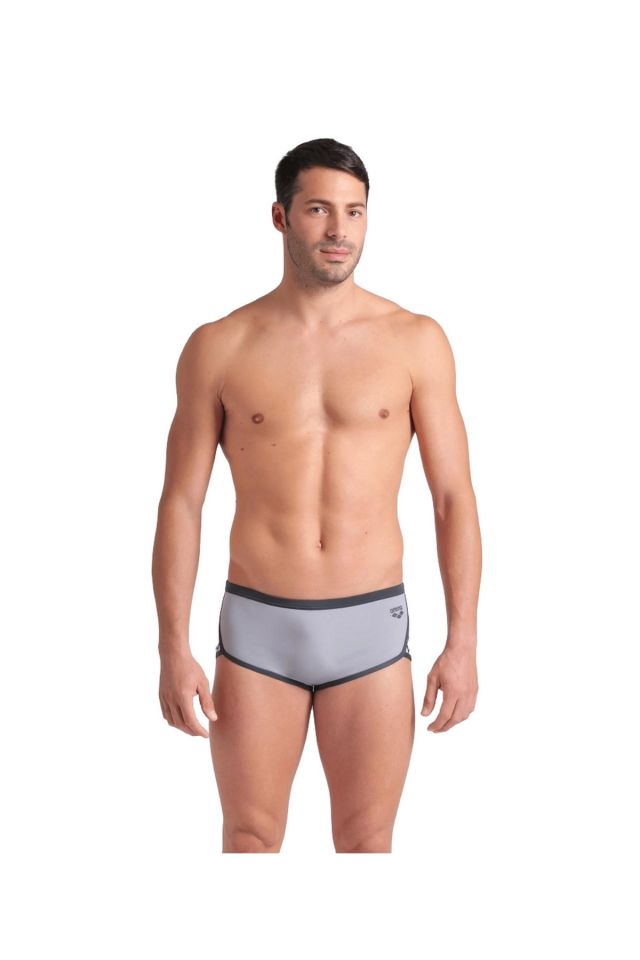 Arena Men's Arena Icons Swim Low Waist Short Solid Erkek Yüzücü Mayo Gri 005046551 75