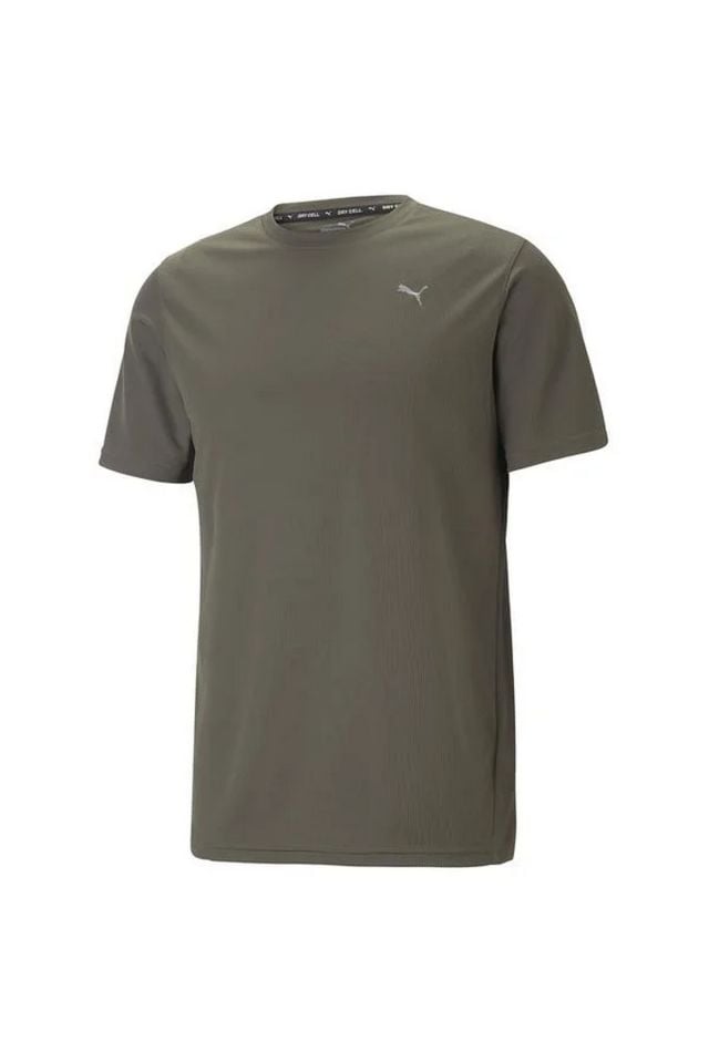 Puma Performance Ss Tee T-Shirt Cat Erkek Antrenman Tişört Yeşil 52031473