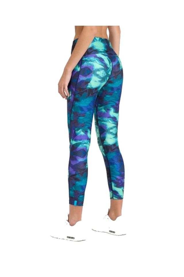 Arena Women's 7/8 Tight Panel Allover Bayan Günlük Tayt Yeşil/Desenli 005720660 XL