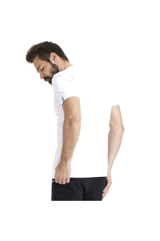 Arena Team Panel Unisex Günlük Stil T-Shirt XL Beden Beyaz 004899100-XL