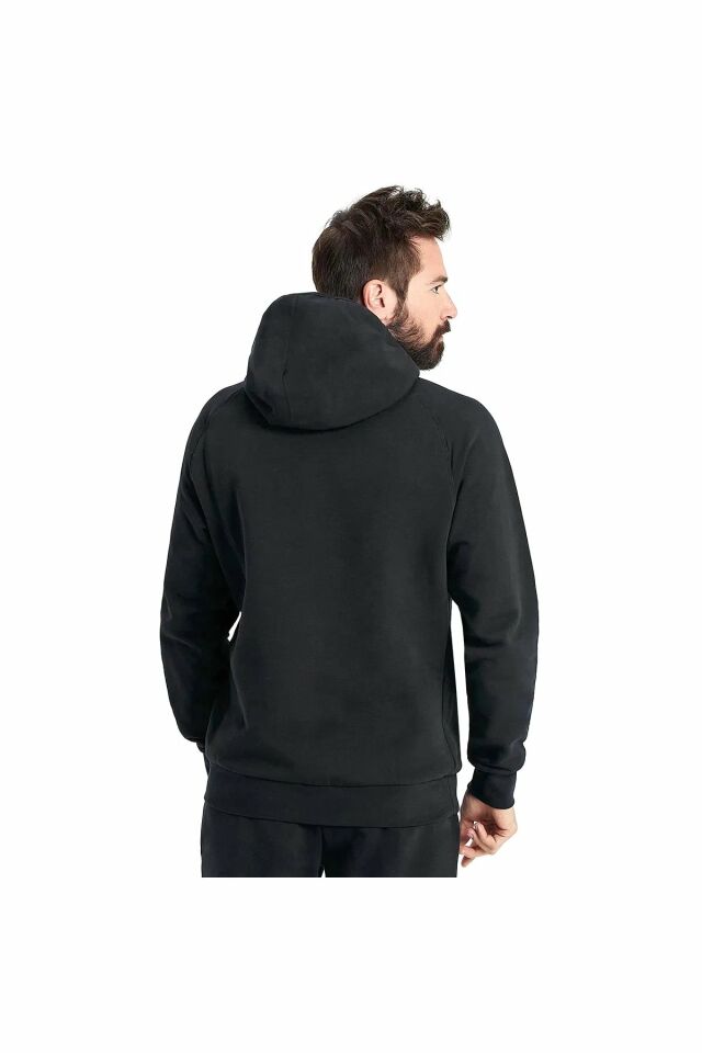 Arena Team Hooded Sweat Panel Unisex Kapüşonlu Günlük Stil Sweatshirt XL Beden Siyah 004904500-XL