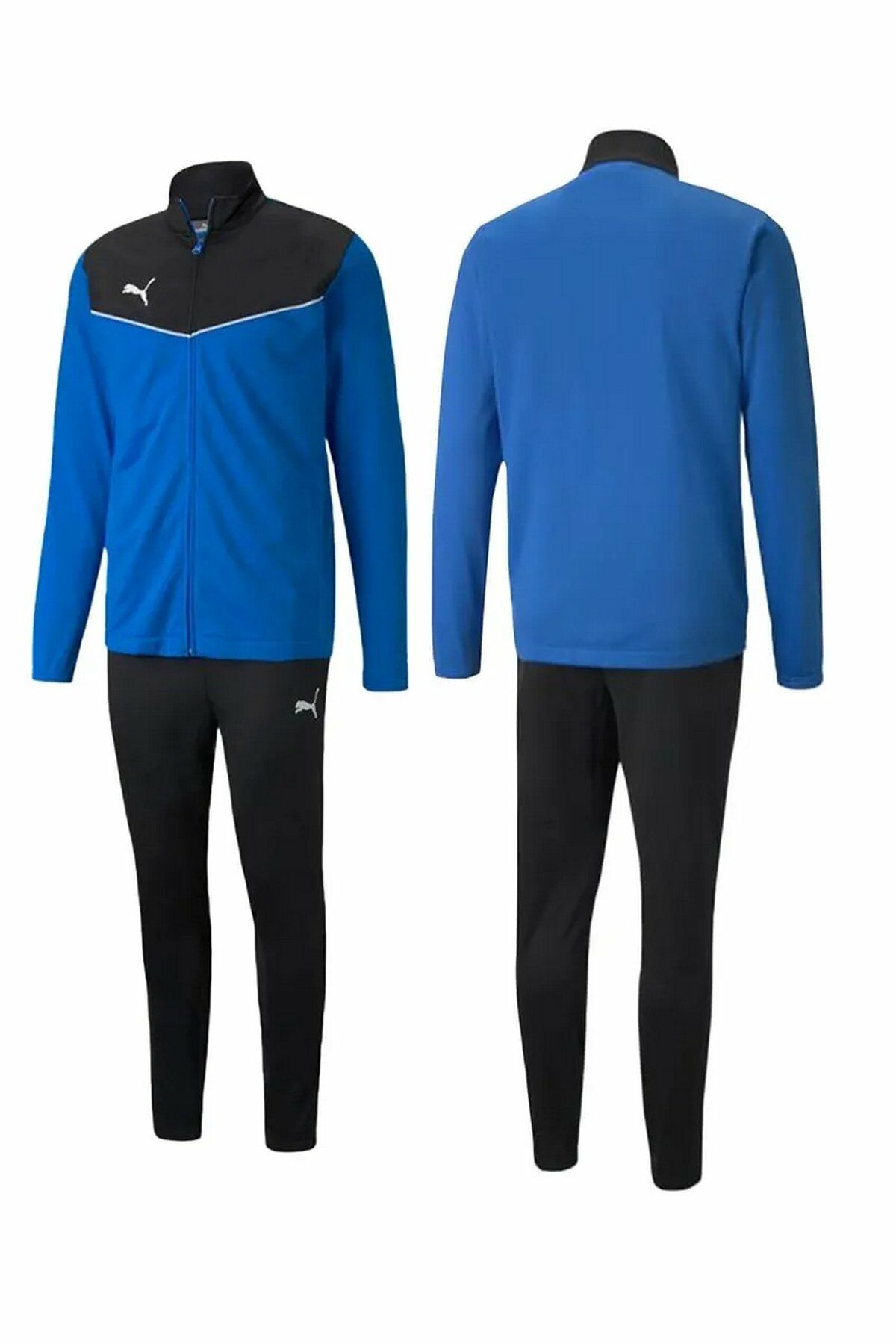 Puma individualRISE Tracksuit Erkek Eşofman Takımı Mavi/Siyah 65753406 M