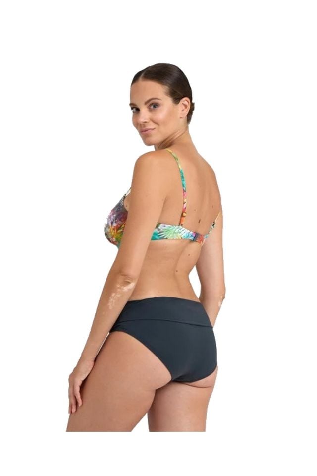 Arena Women's BodyLift SwimSuit Paola Two Pieces İki Parça Bayan Yüzücü Mayo Gri 38 Beden 006029510