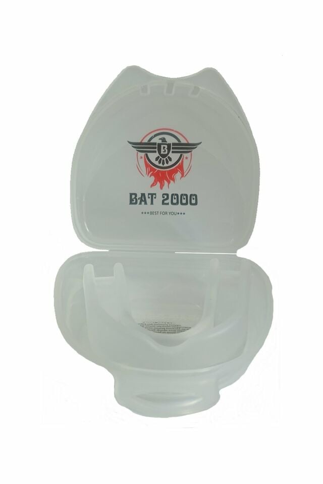 Gym Shock Bat-2000 Boks Koruyucu Dişlik Kutulu Şeffaf