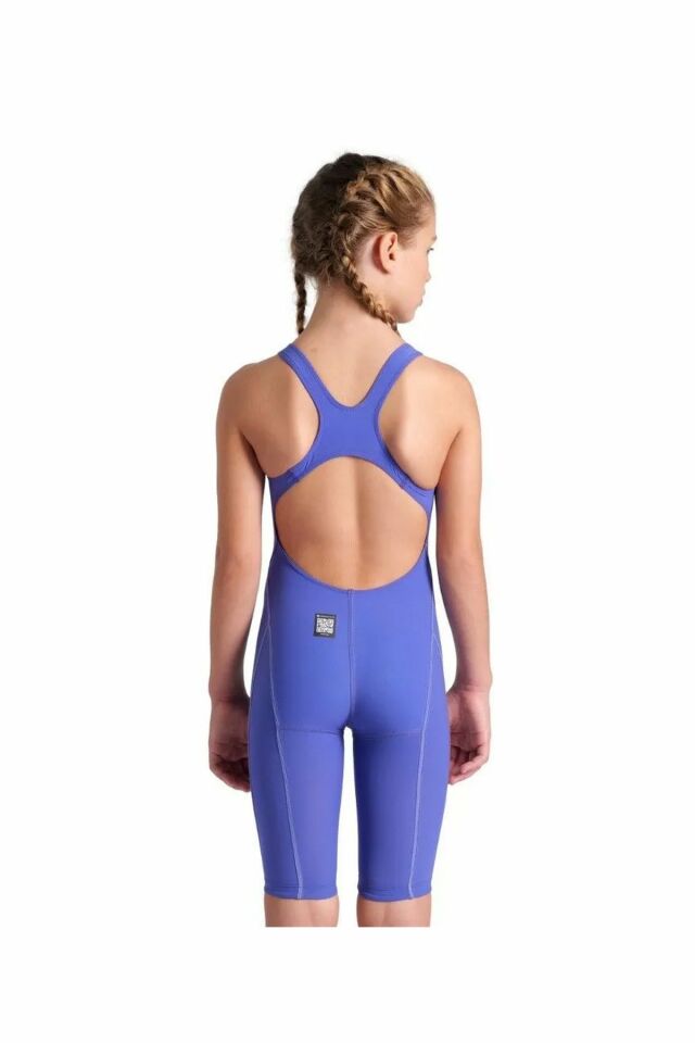 Arena Girls Powerskin Impulso Jr Kız Çocuk Yüzücü Yarış Mayosu Mavi 008605110 12-13