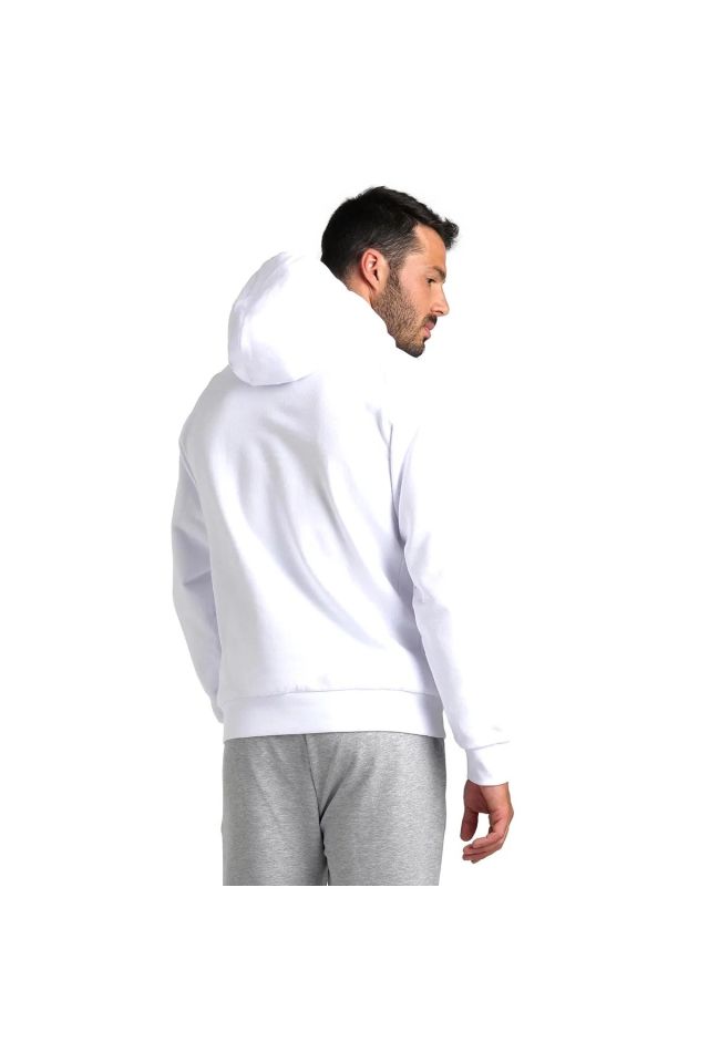 Arena Team Hooded Sweat Panel Unisex Kapüşonlu Günlük Stil Sweatshirt Beyaz 004904100